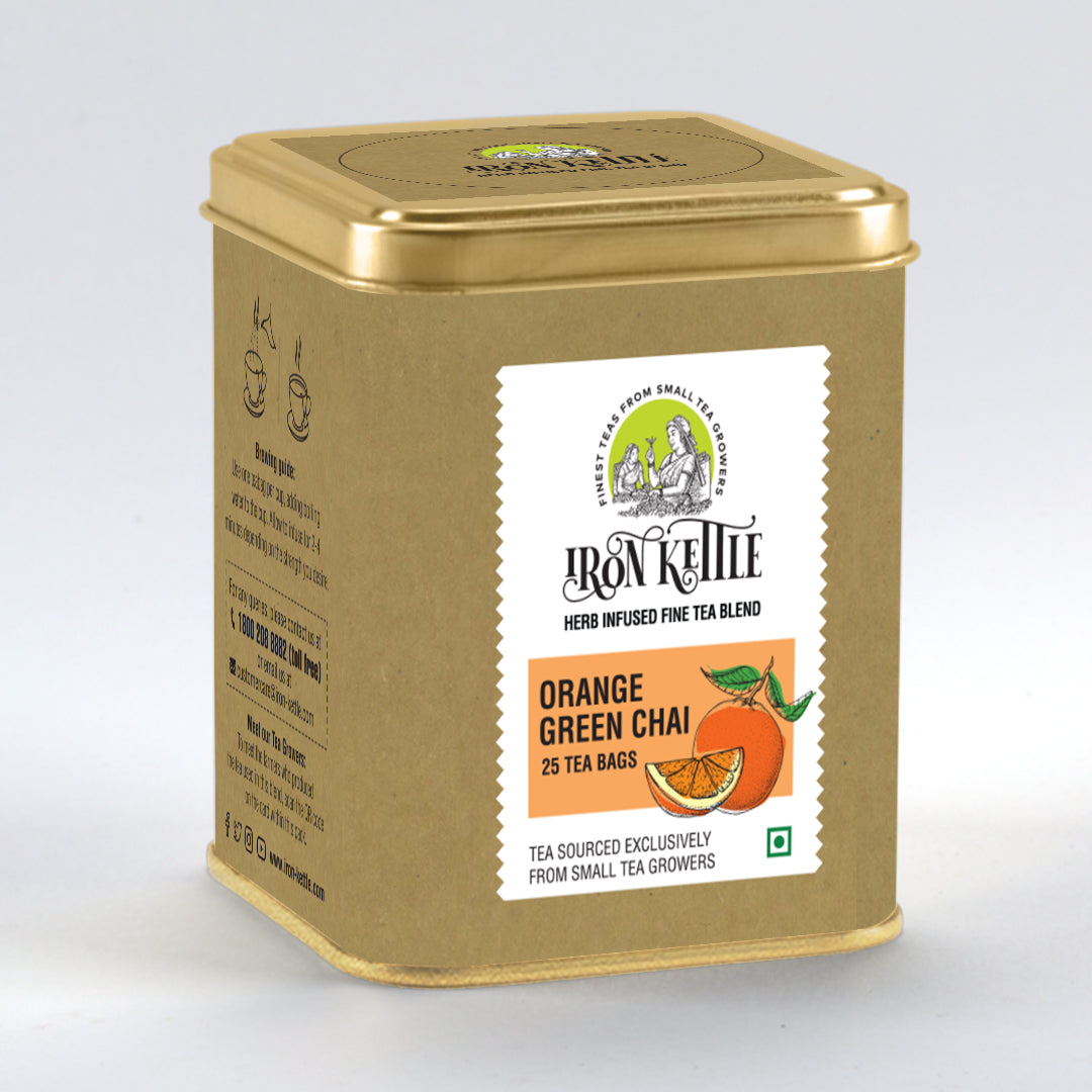 Orange Green Chai - Iron Kettle Tea