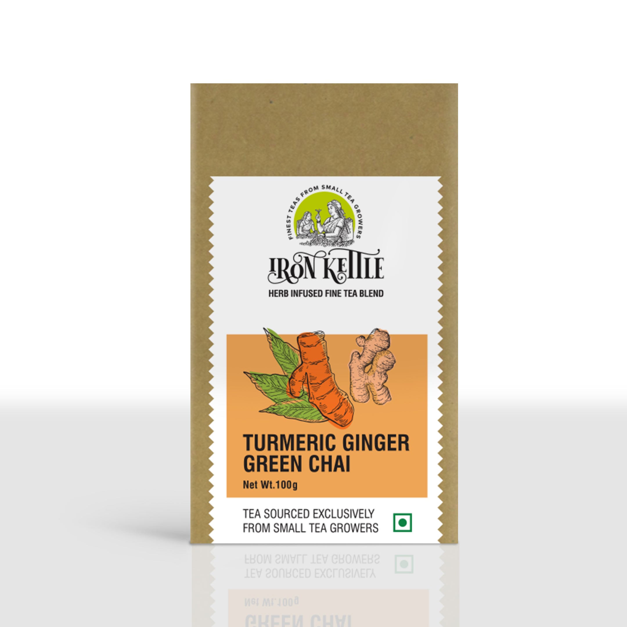 Turmeric Ginger Green Chai - Iron Kettle Tea