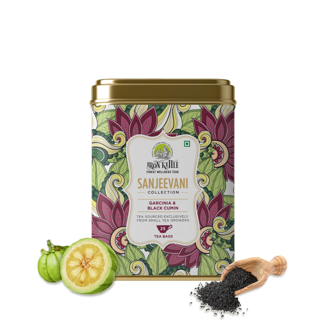 Sanjeevani Collections - Garcinia & Black Cumin Chai | Weight Management Tea - Iron Kettle Tea