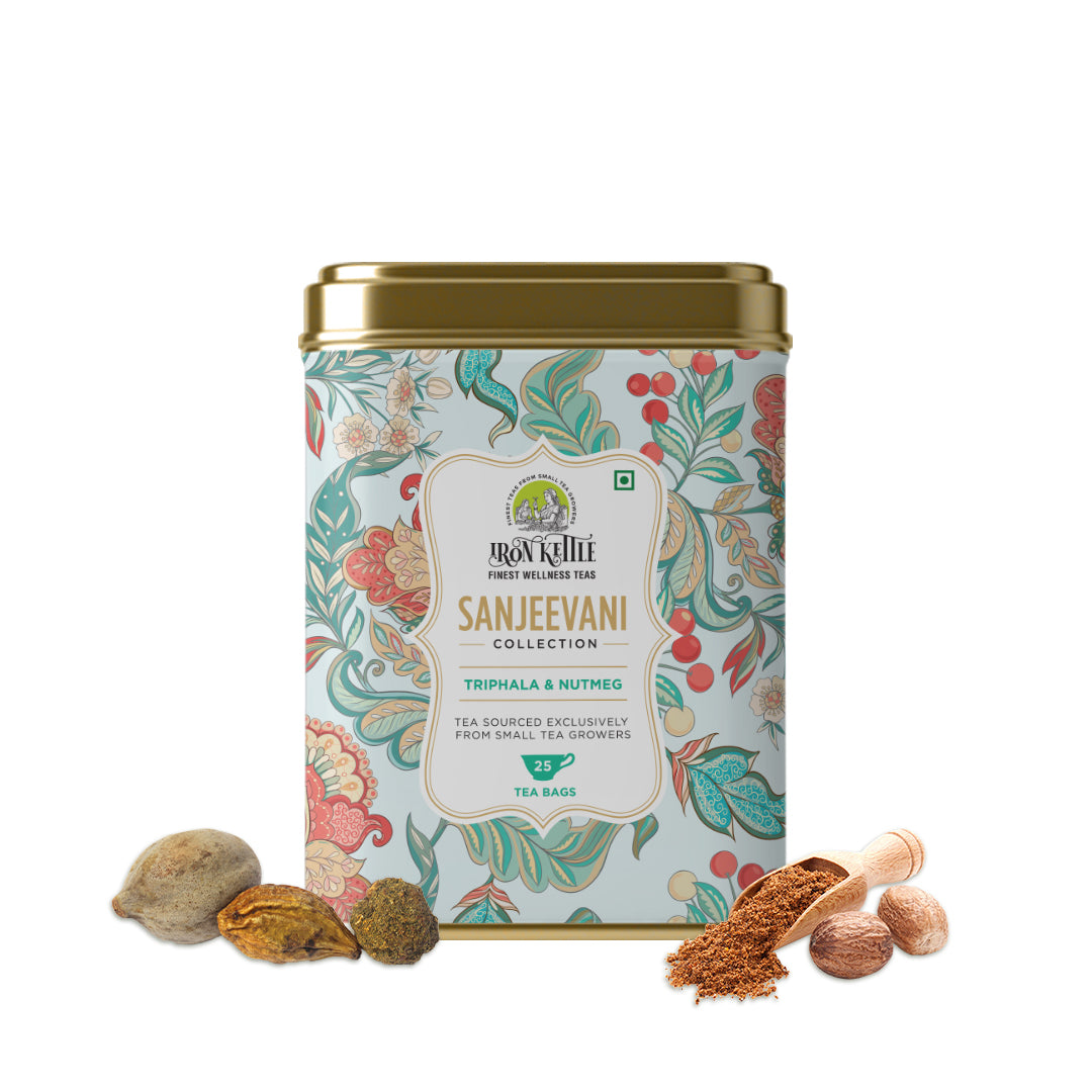 Sanjeevani Collections - Triphala & Nutmeg Chai | Detox & Cleansing Tea - Iron Kettle Tea