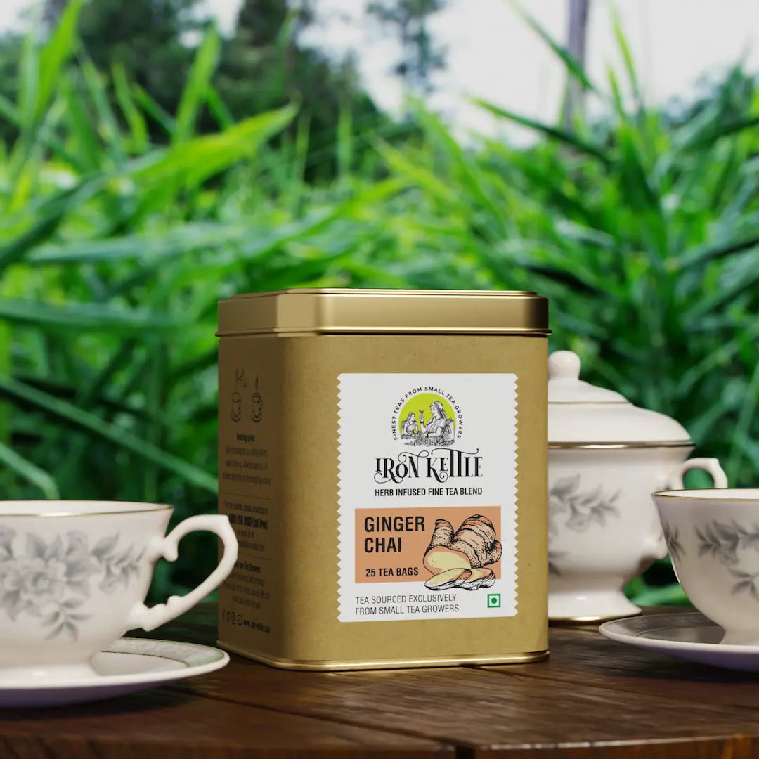 Buy Premium Black Tea Ginger Black Tea Iron Kettle