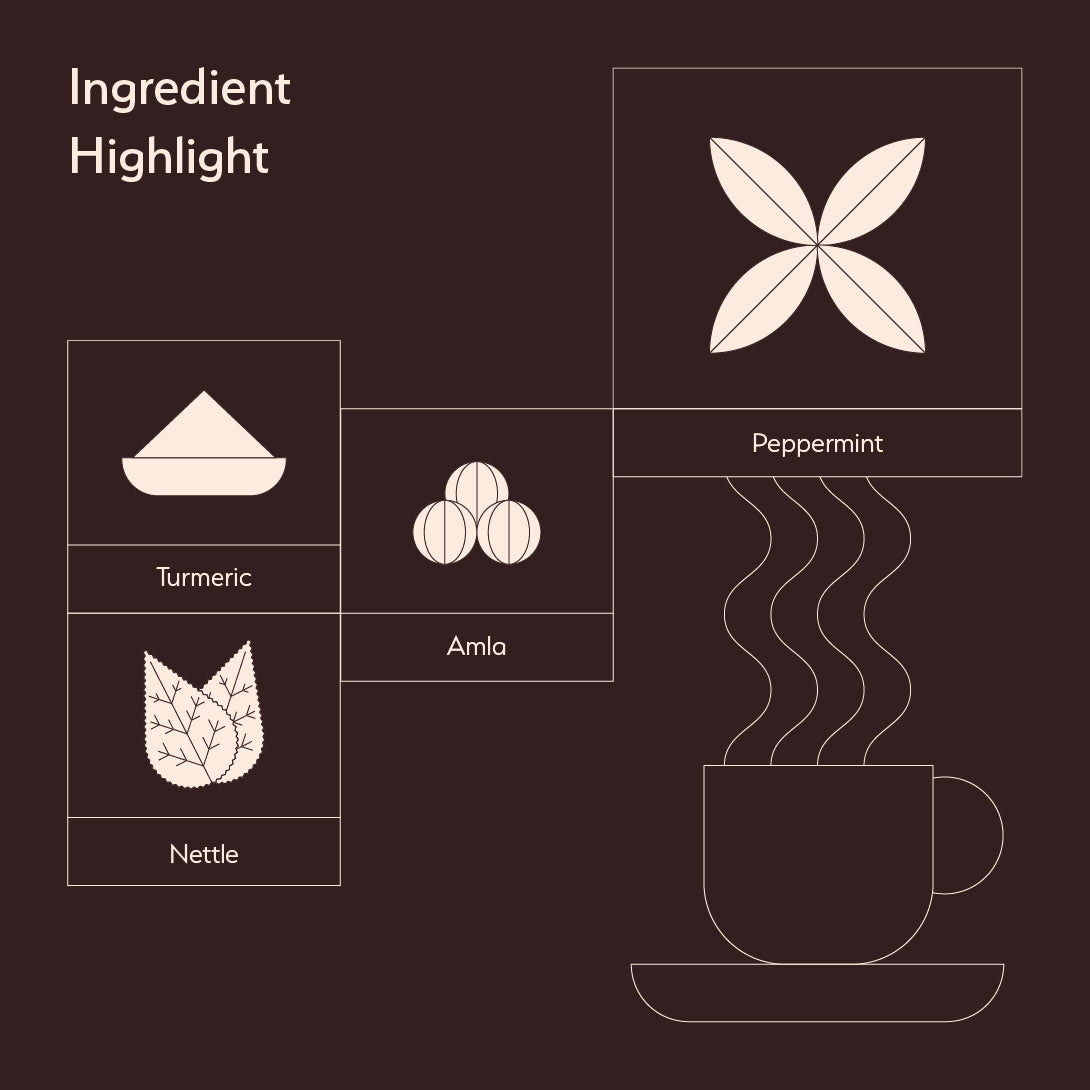 Sanjeevani Collections - Peppermint & Turmeric Chai (Anti-inflamatory)