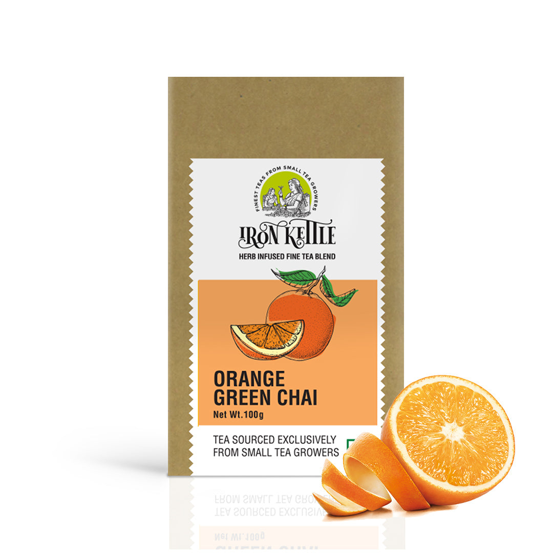 Orange Green Chai - Iron Kettle Tea