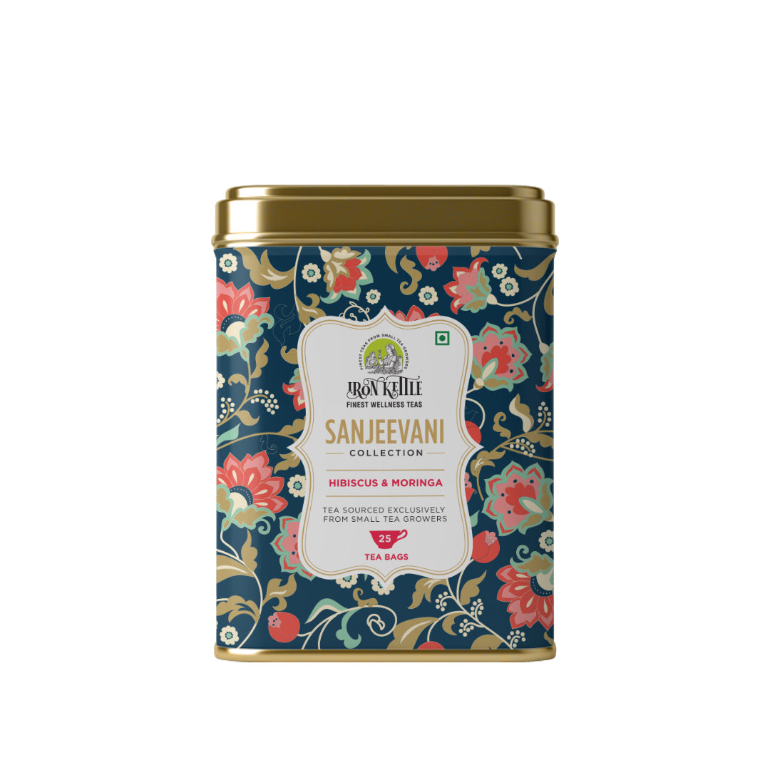 Iron Kettle Hibiscus & Moringa Tea: Antioxidant Blend