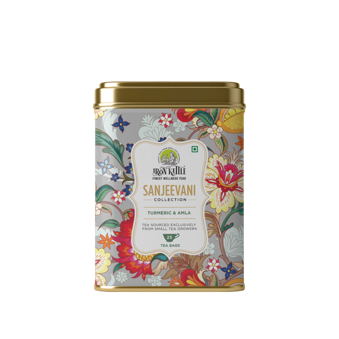 Sanjeevani Collections - Turmeric & Amla Chai | Immunity Tea - Iron Kettle Tea