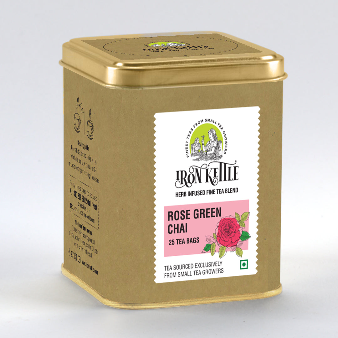 Rose Green Chai - Iron Kettle Tea