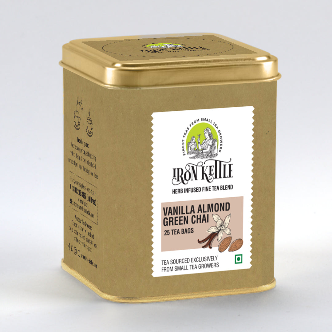 Vanilla Almond Green Chai - Iron Kettle Tea