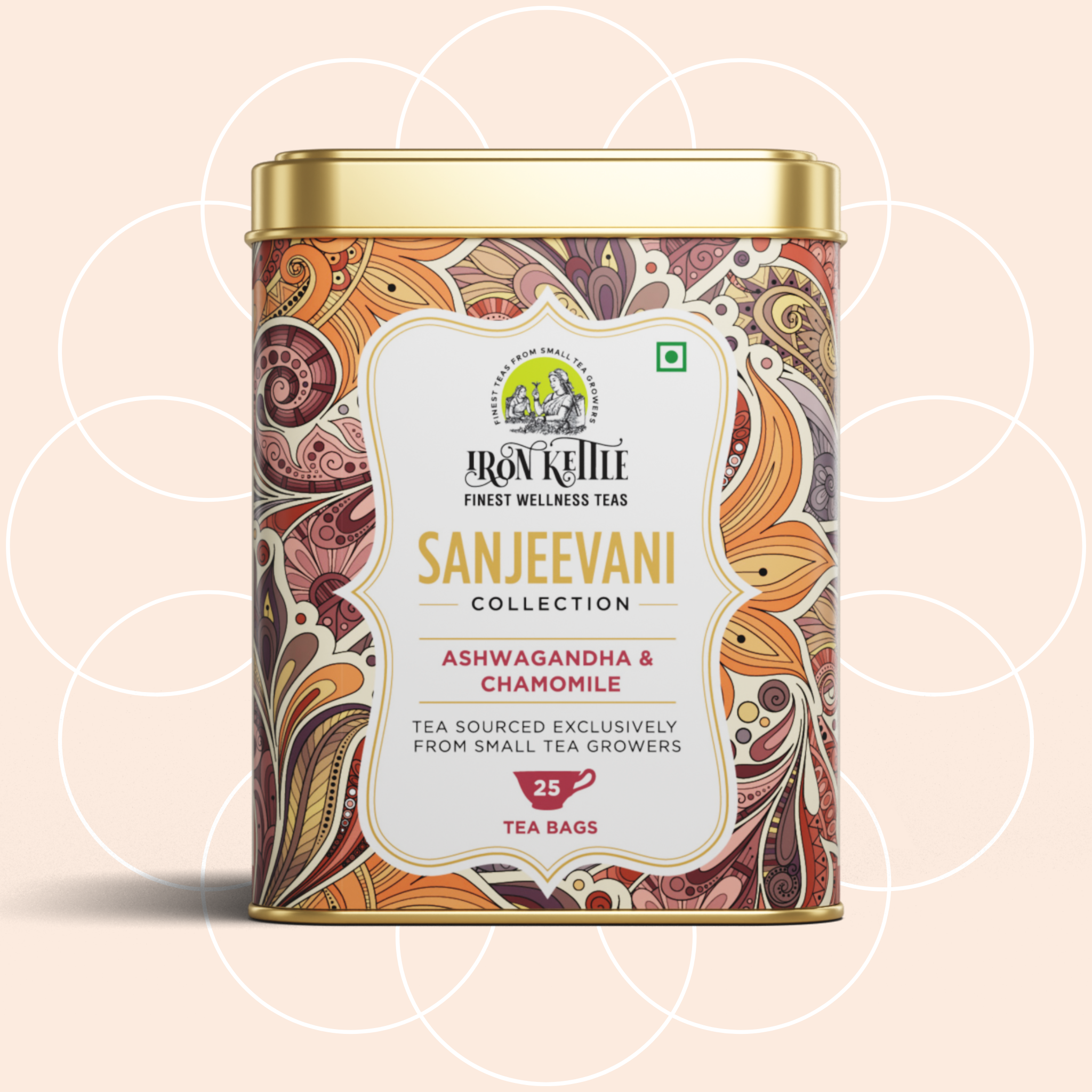 Sanjeevani Ashwagandha & Chamomile Chai | Stress & Sleep Tea