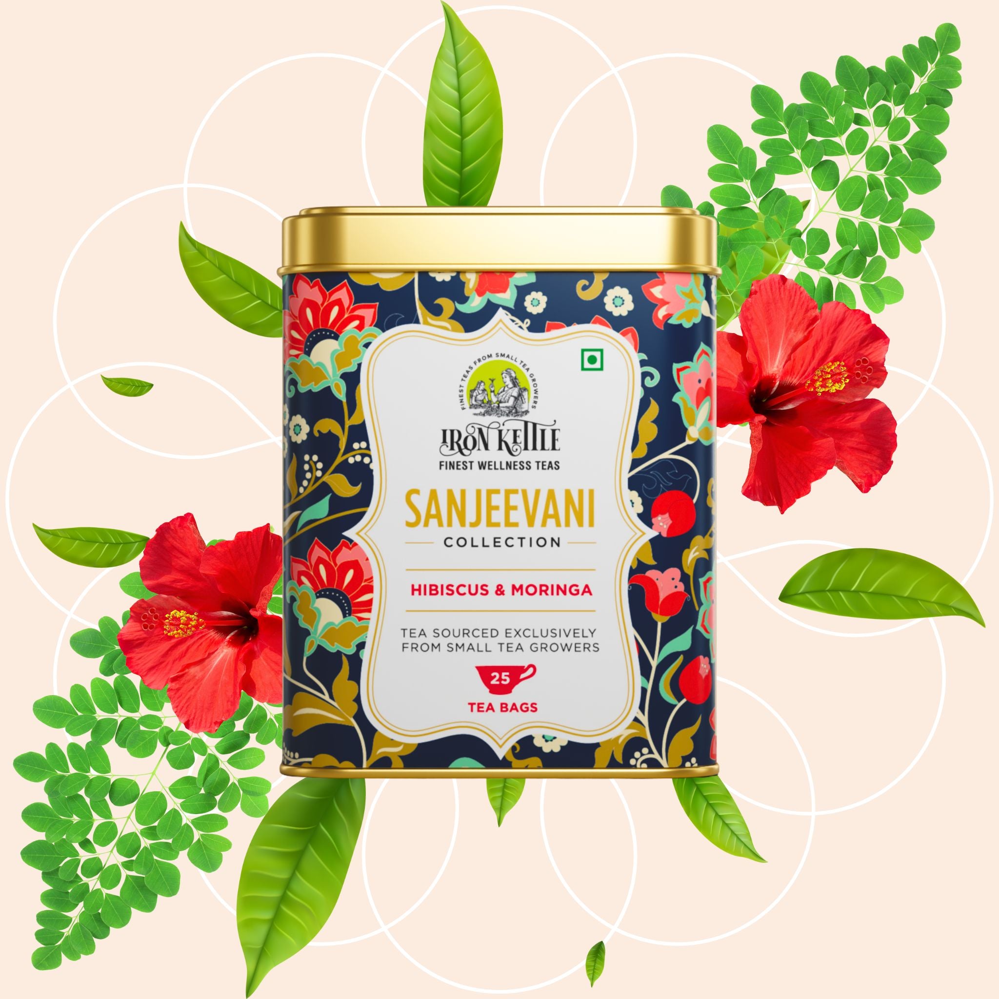 Sanjeevani Hibiscus & Moringa Chai | Anti-Oxidant Tea