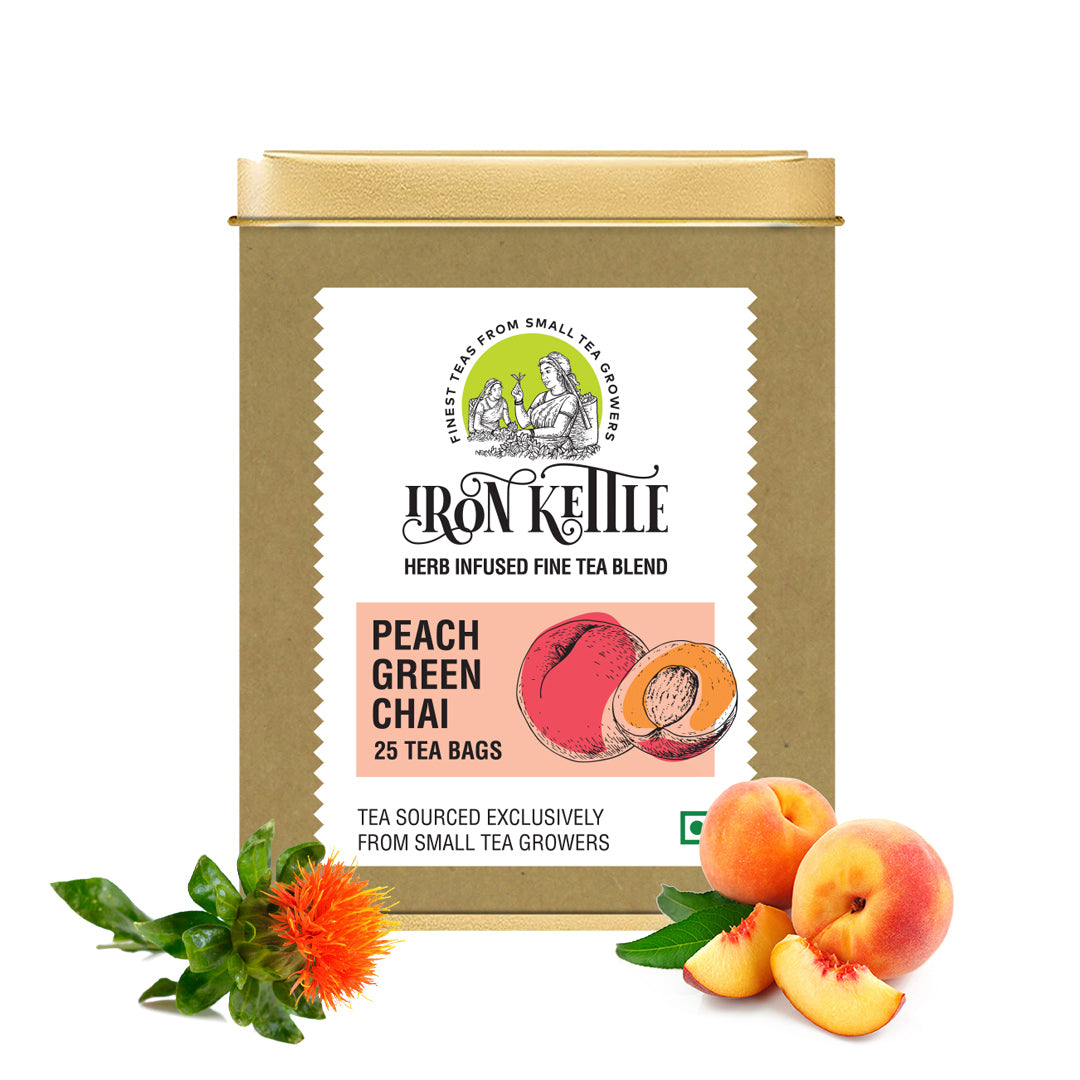 Peach Green Chai - Iron Kettle Tea