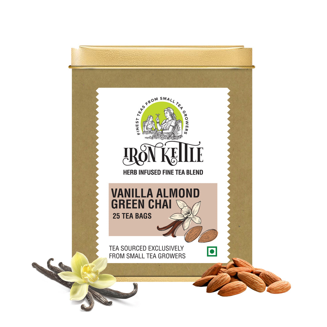 Vanilla Almond Green Chai - Iron Kettle Tea
